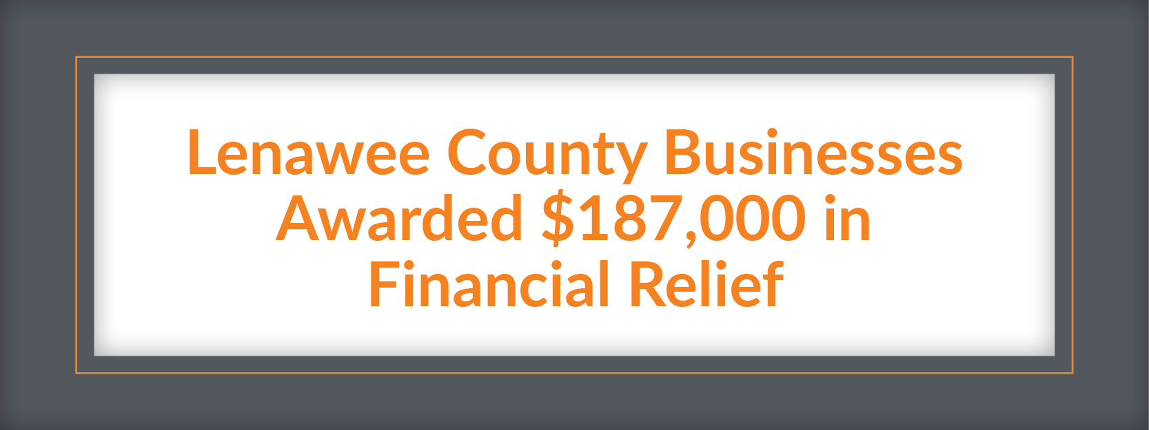 Small Business Relief Funds Awarded