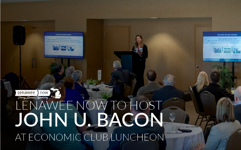 Lenawee Now to Host John. U. Bacon at Economic Club Luncheon